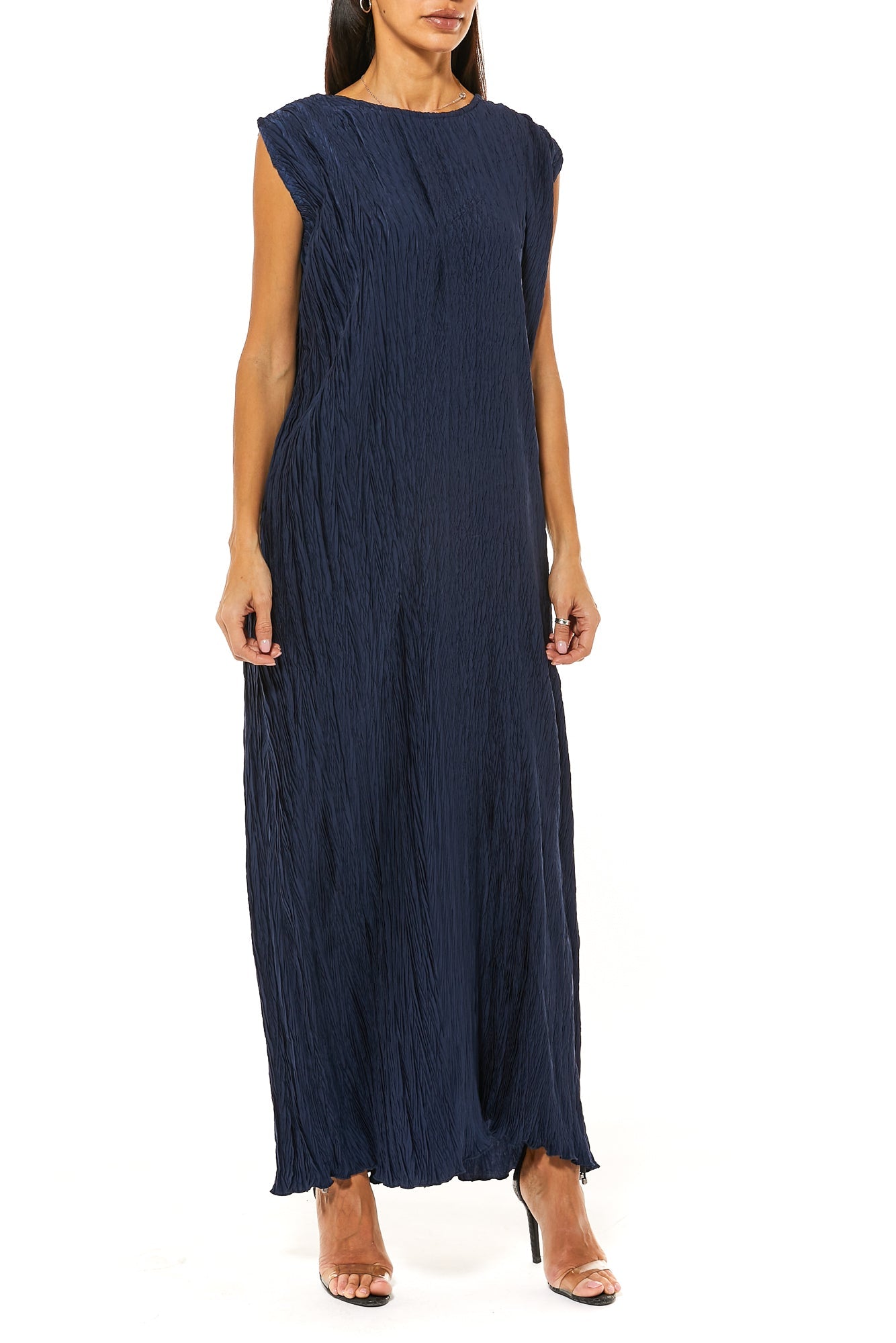 MOiSTREET Dark Blue Harir Maqsood Under Dress