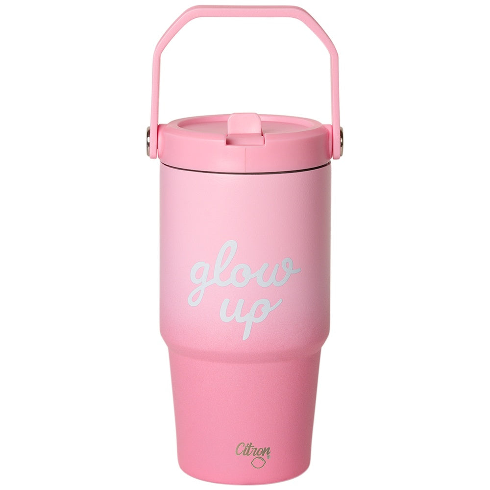 Citron Insulated Tumbler with Handle 600ml – Pink Glowup