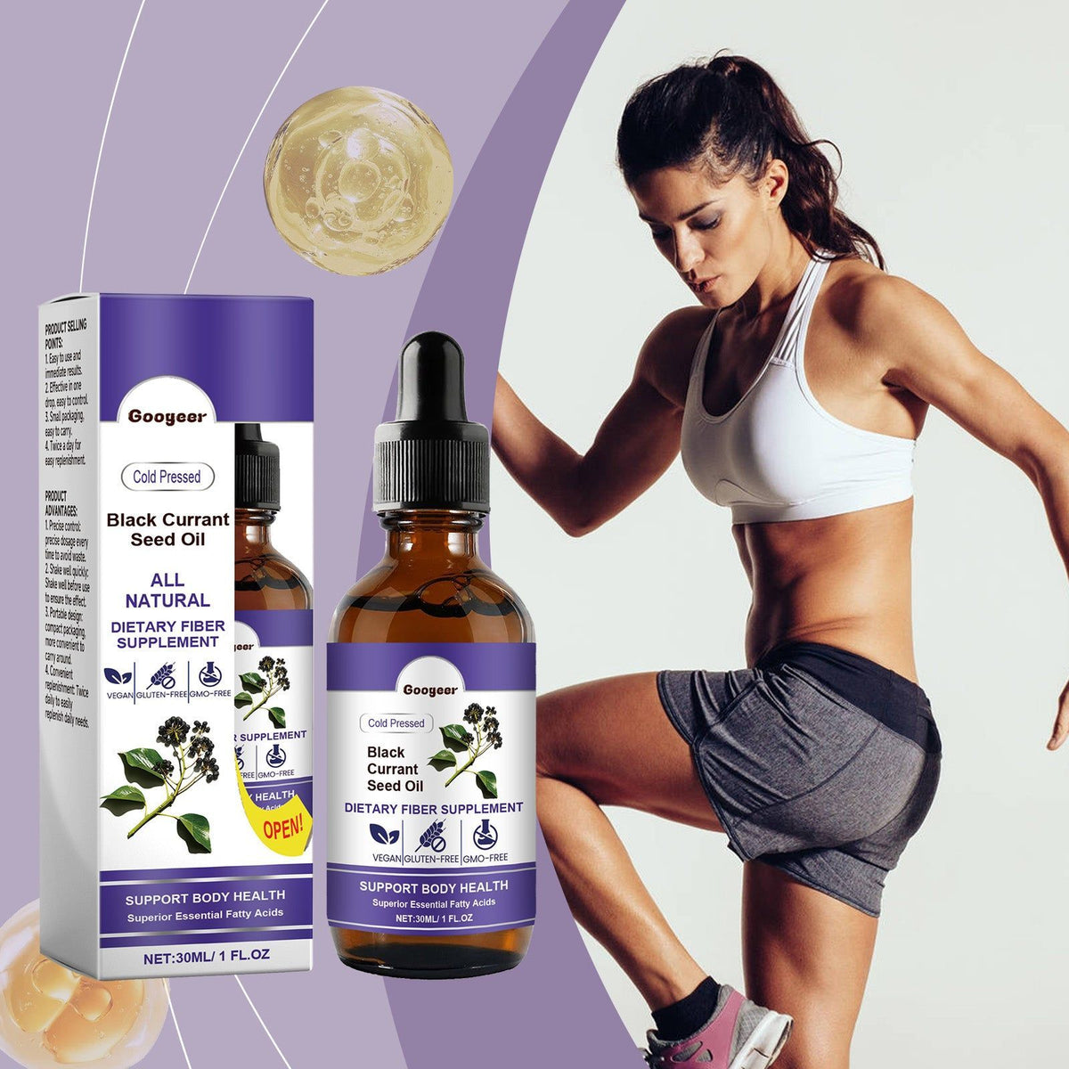 Boost Your Body Care with Natural Dietary Fiber Supplement, Improve Fitness and Wellness ,30ml
