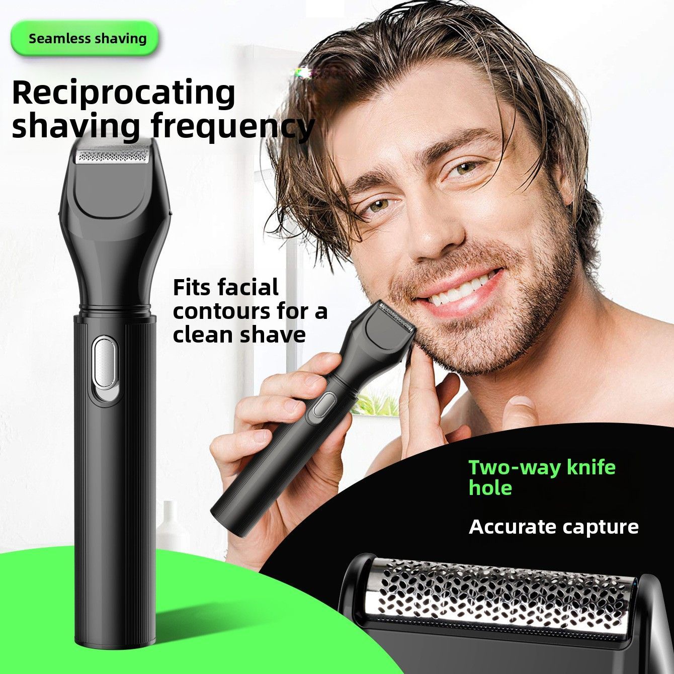 4-in-1 USB Nose Hair Trimmer Kit