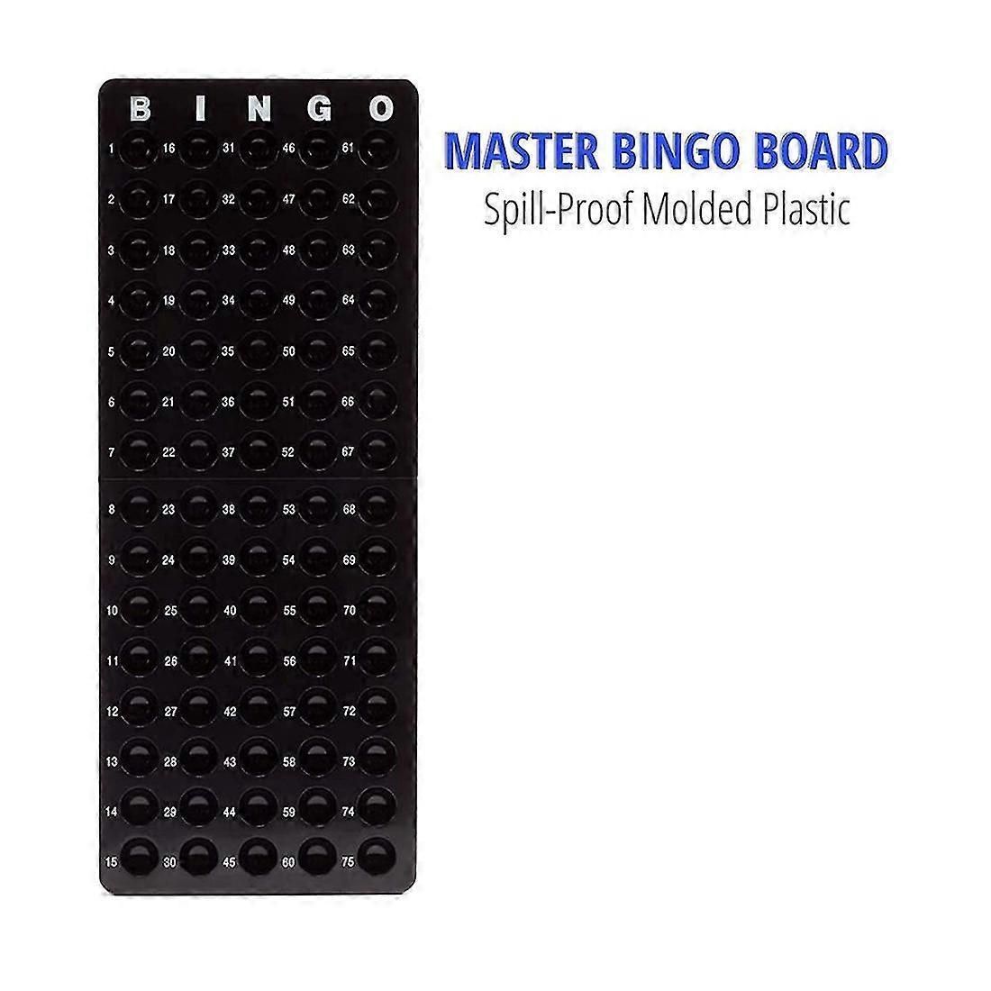 Deluxe Bingo Game Set With Cage Balls and Bingo Cards