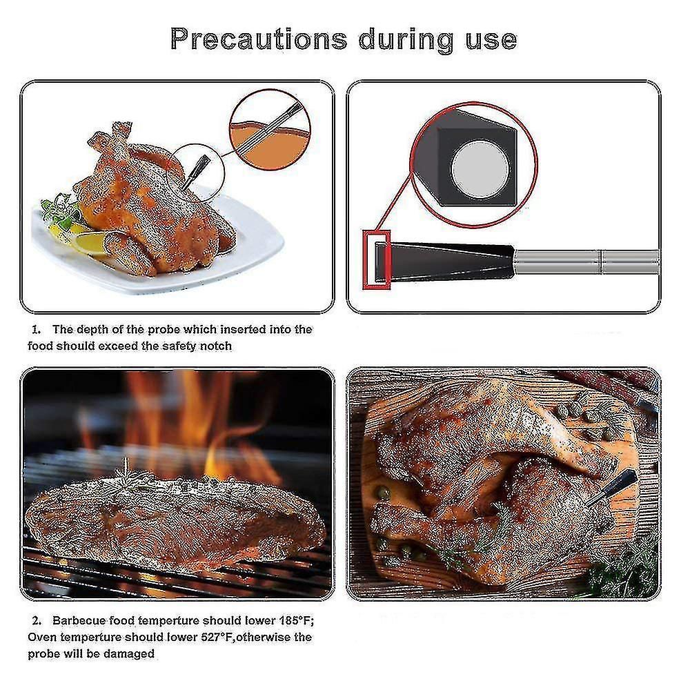 Wireless Smart Meat Thermometer With Bluetooth and WiFi Connectivity