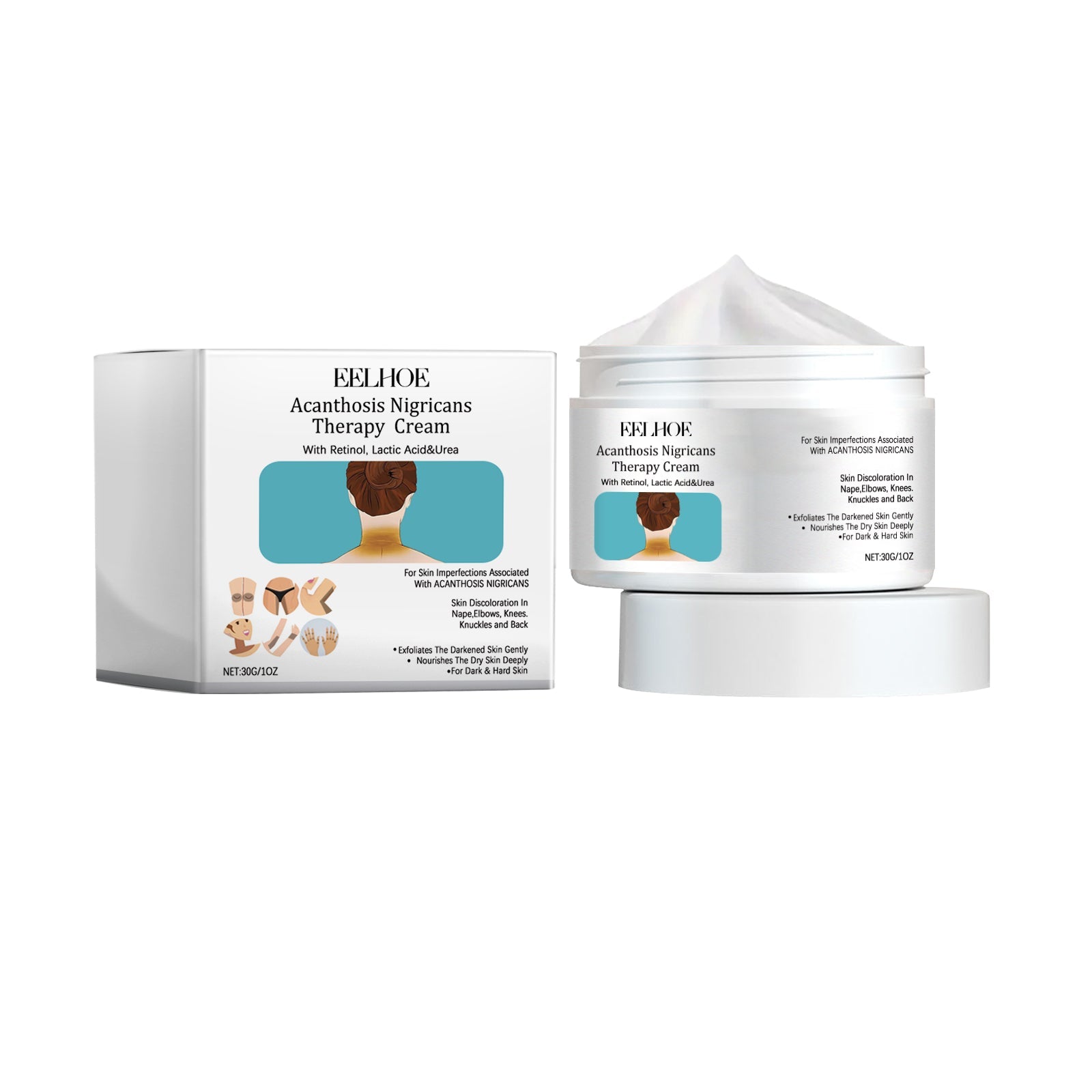 Acanthosis Nigricans Care Cream, Brightening, Moisturizing, Repairing, Skin Tone, Dark Spots ,30g