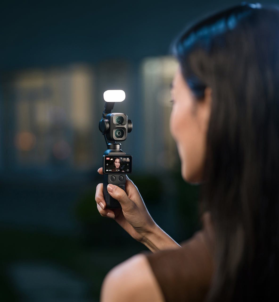 DJI Osmo Pocket 4P Vlog Combo Handheld Gimbal Camera, 1" CMOS, 4K/240fps, Dual Lens, 103GB Storage, Black