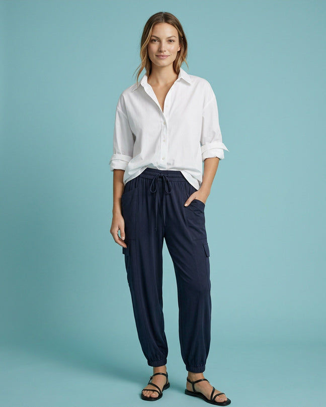 B New York sloushy cargo pant
