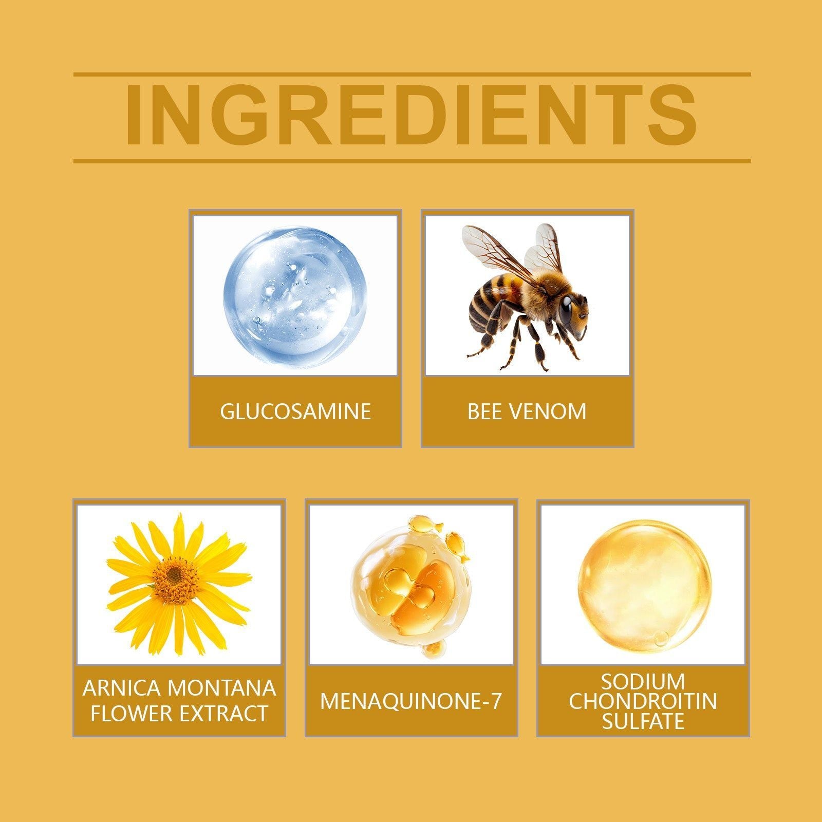 Ultimate Joint Care Cream, Bee Venom, Fast Relief, Flexibility, Pain Relief ,30g
