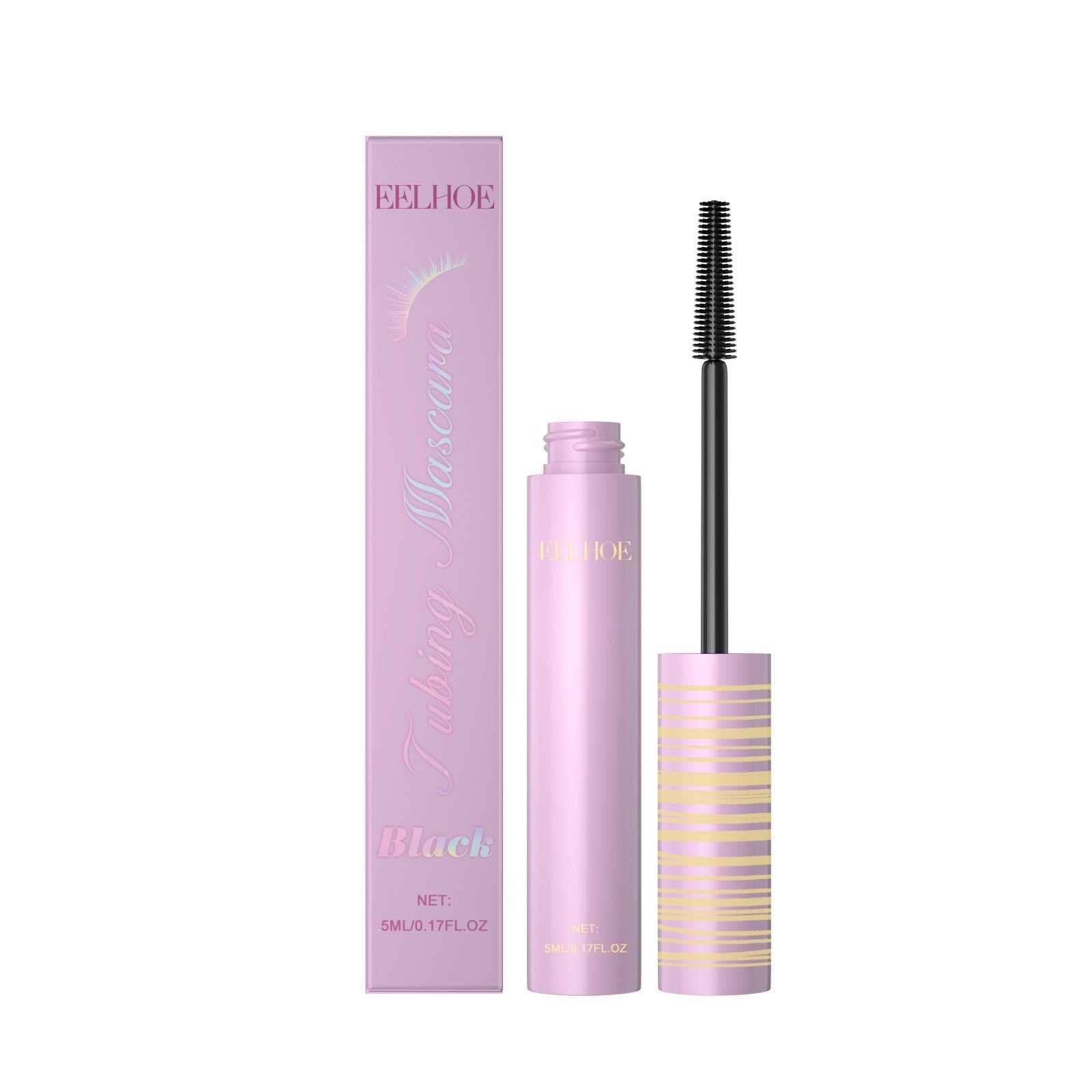 Black Mascara, Natural Eye Makeup, Long-Lasting, Smudge-Proof, Perfect Curl ,5ml