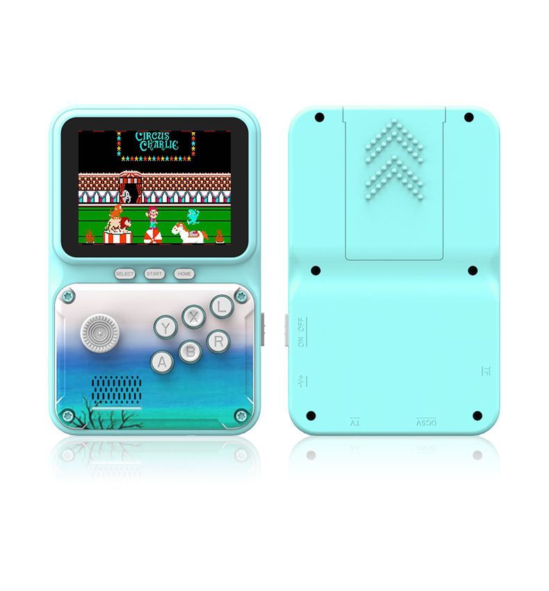 Retro Handheld Game Player Macaron Game Box Support For TV And Two Players