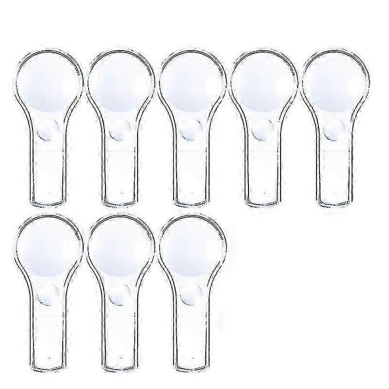 Plastic Magnifier, Mini Magnifying Glass 5x And 15x Handheld Reading For Kids Home, Classroom, Outd