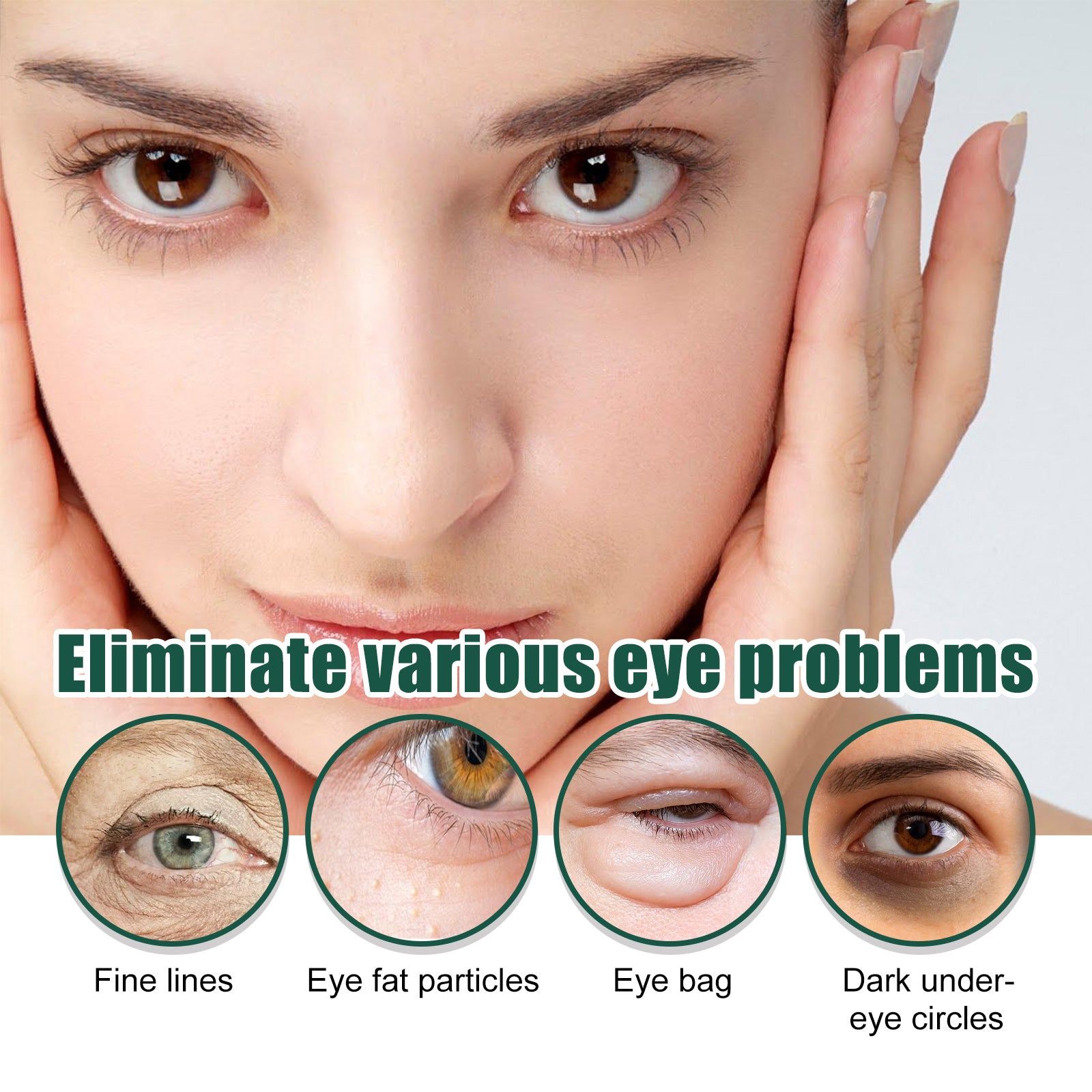 Cordyceps Eye Cream, Fade Eye Lines, Brighten & Hydrate, Anti-Aging Solution ,30g