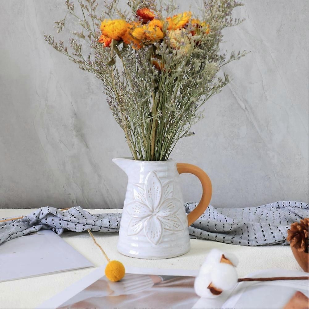 Country Farmhouse Vase Desktop Flower Arrangement Decoration is Very