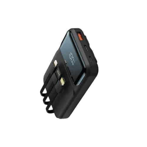 Green Lion 3 In 1 Power Bank Station -Black