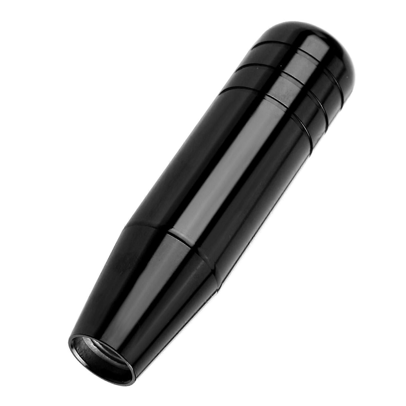 Universal Aluminum Alloy Car Manual Gear Shift Knob Handle Shifter Lever 13cm Black