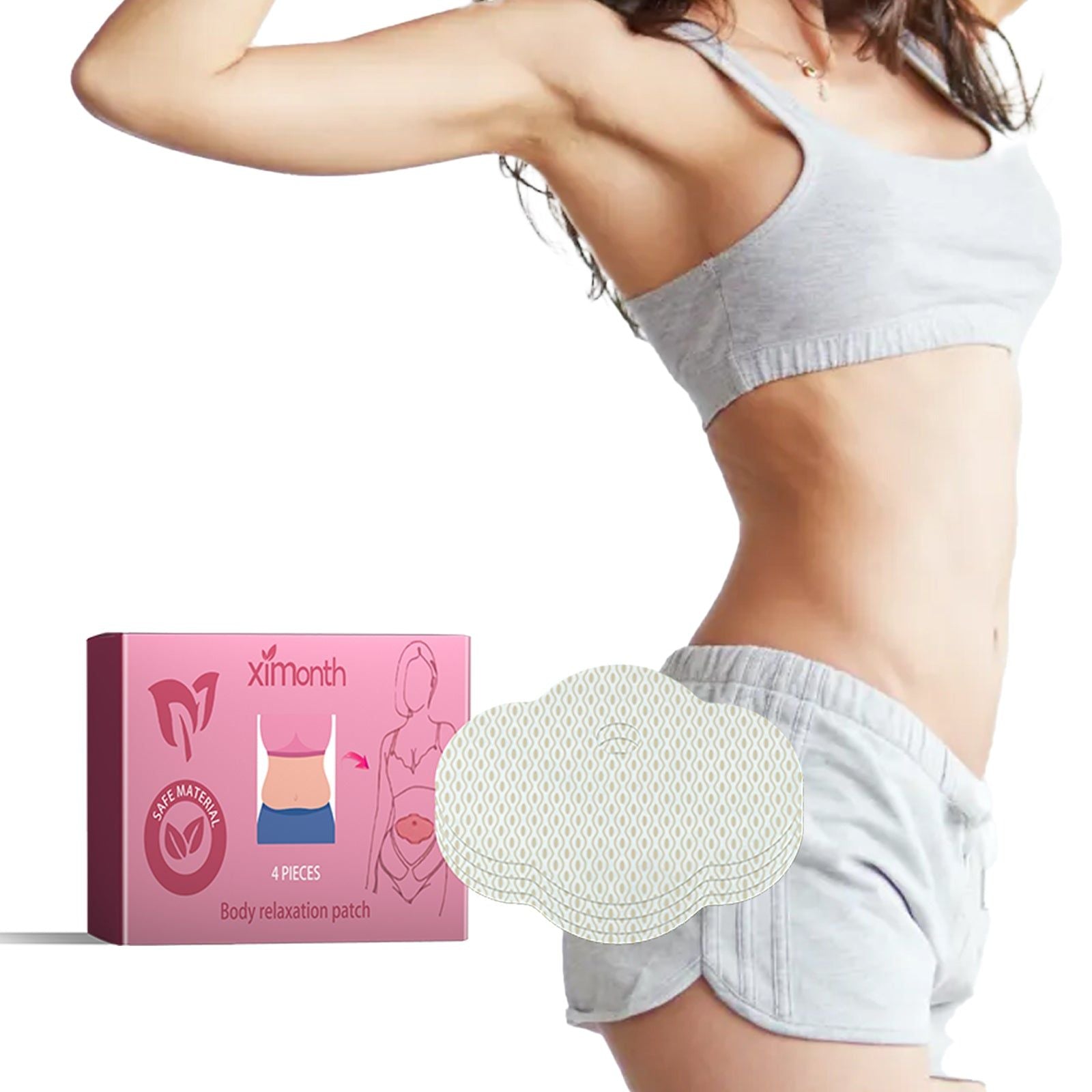 Body Care Patch, Tummy Tuck, Fat Burner, Slimming, Belly Button Patch ,4pieces