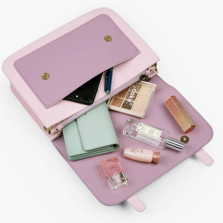 Summer Garden Romance- Bow Small Briefcase