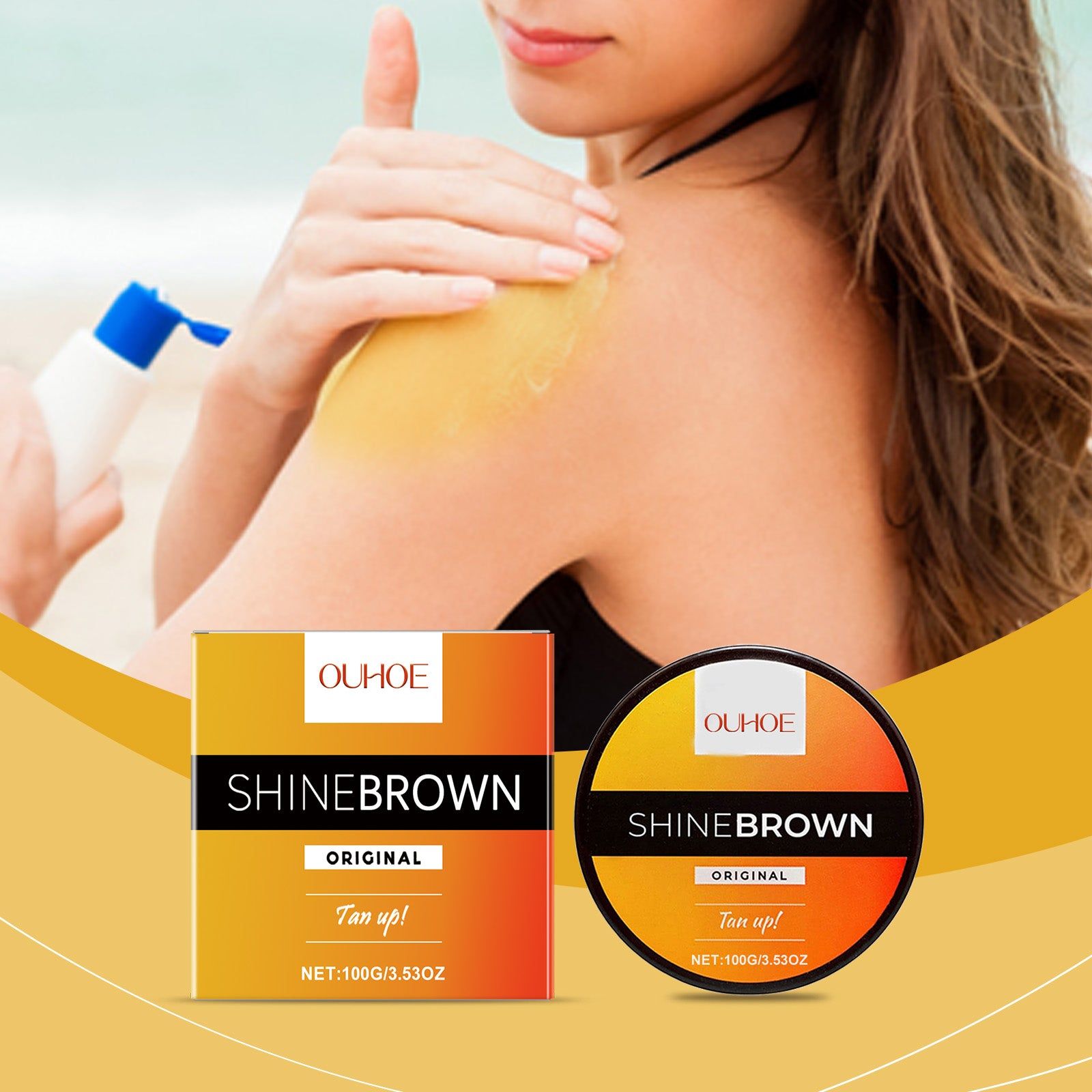 Black Aloe Vera Gel, Sunburn Repair, Tanning Lotion, Enhance Skin Color, Summer Beach ,100g