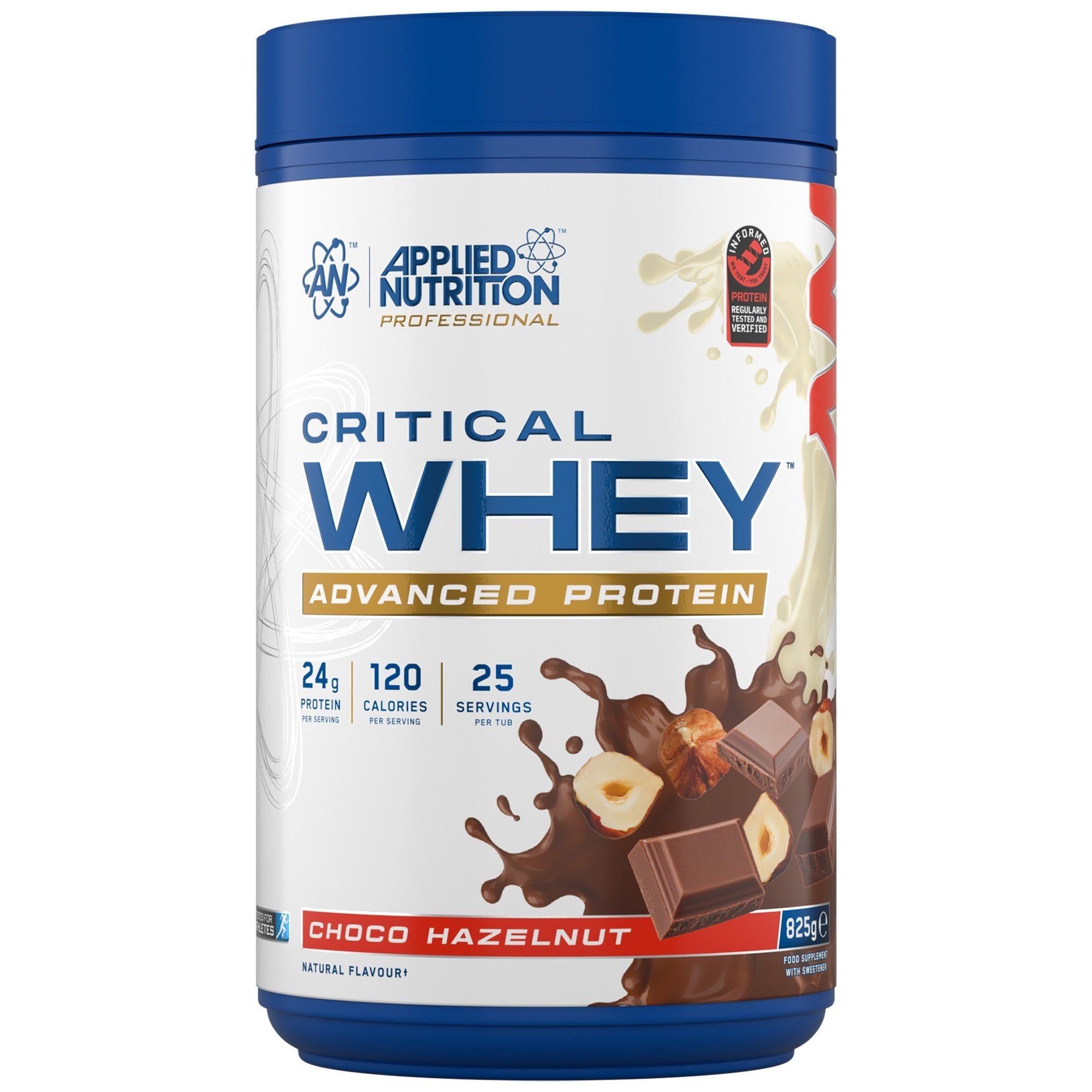 AN CRITICAL WHEY 825G CHOCO HEZELNUT BUENO