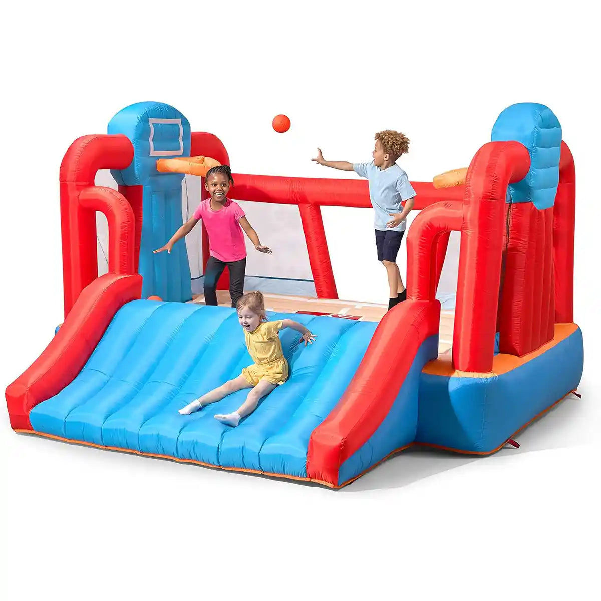 Max Sports Full Court Basketball N Slide Bouncer w/ Extra Heavy Duty Blower
