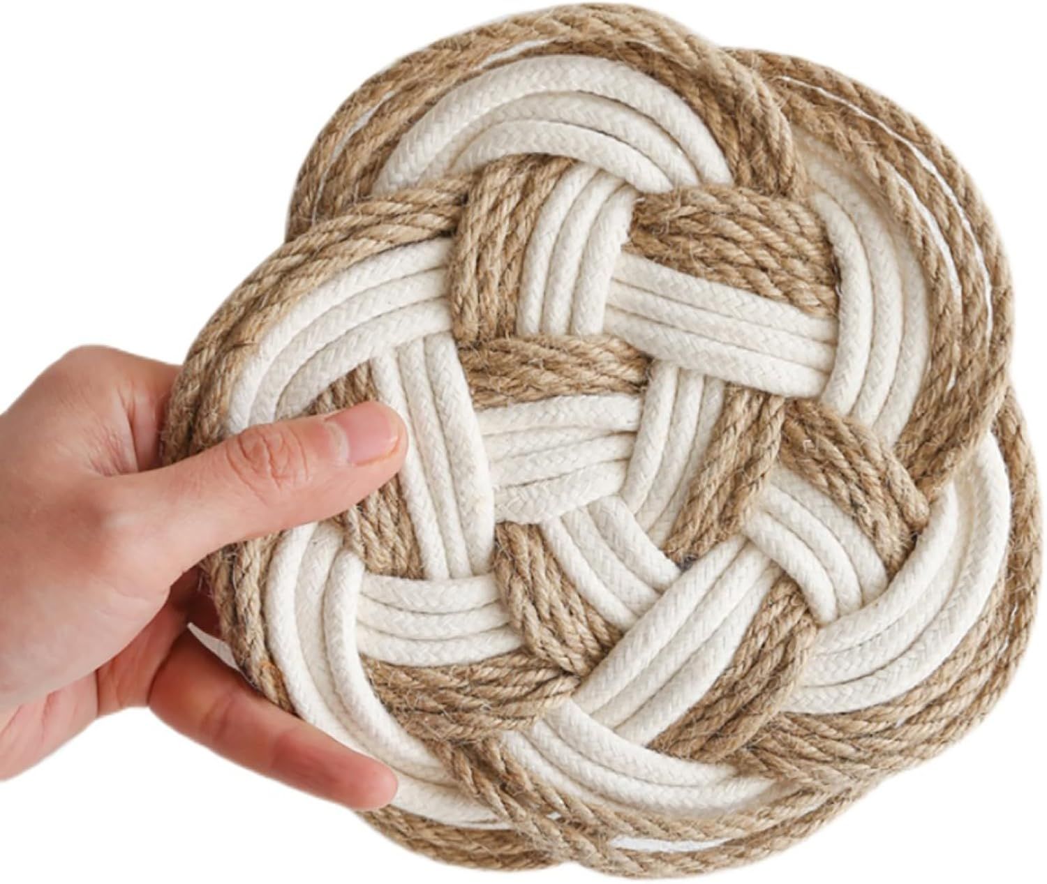 6 Pack Nordic Style Weaving Placemats Desktop Decor Coffee Tea Mat Farmhouse Table Mats
