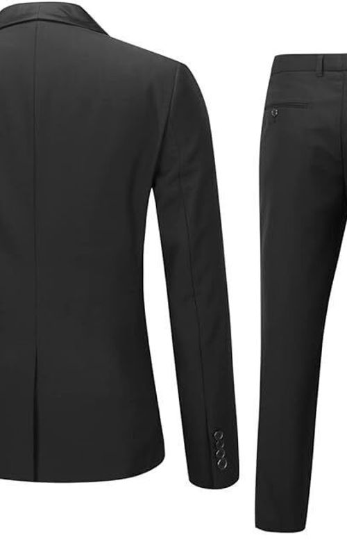Black Designer Stylish Party Wear Suit for Men wedding groom suit Gift For Him
