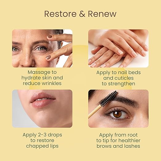 Rey Naturals Premium Cold Pressed Castor Oil 200 ml