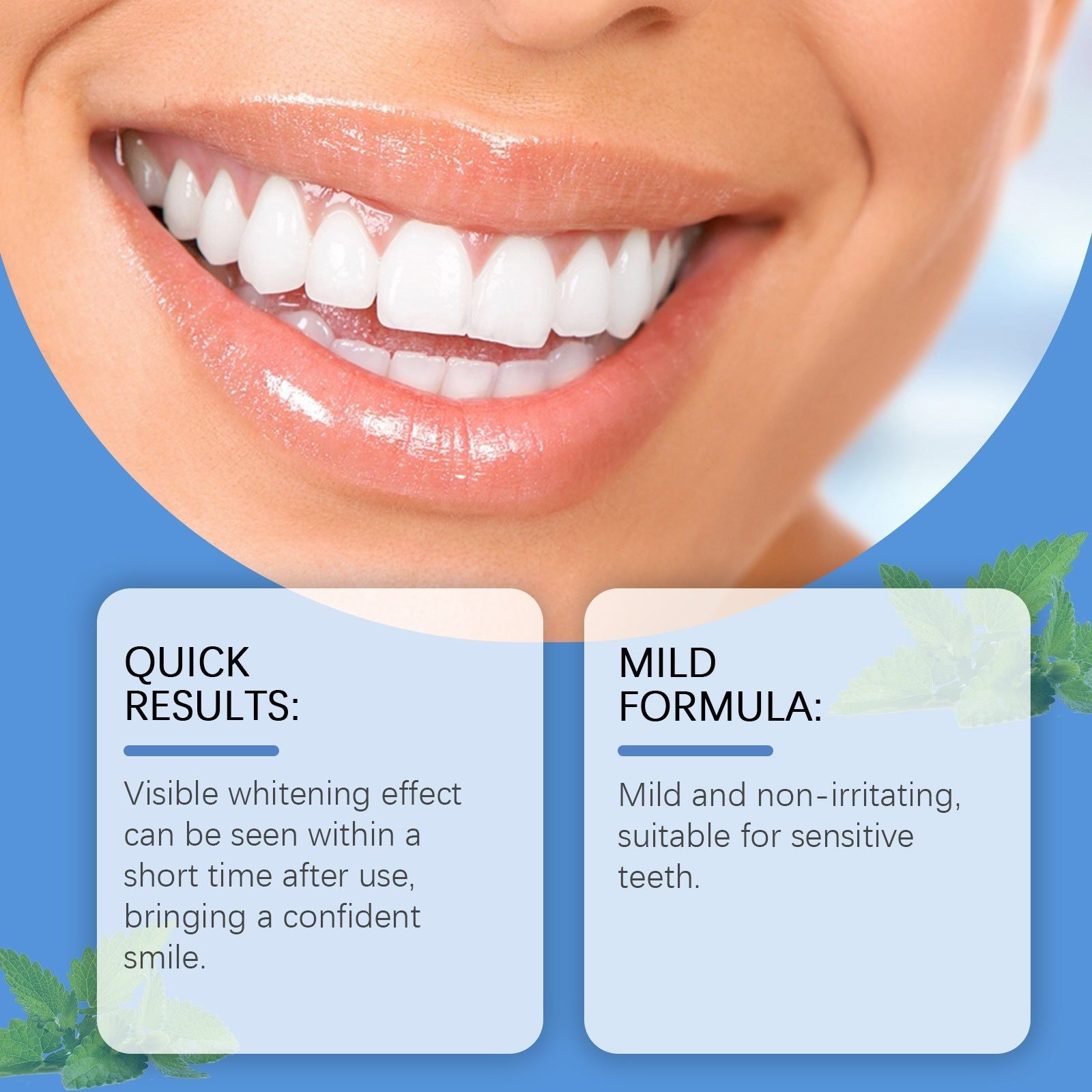Brightening Teeth Whitening Strips, Fresh Breath, Deep Clean, Sensitive Safe ,7 pieces
