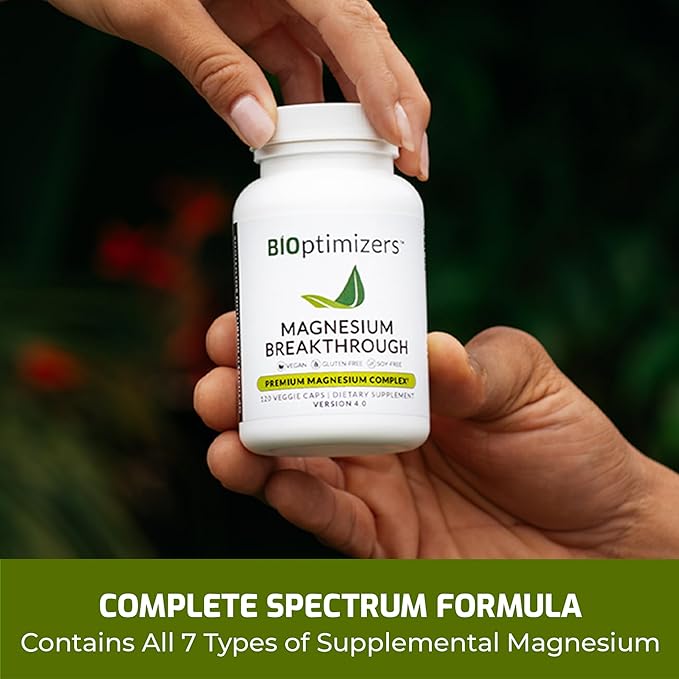 مكمل غذائي BiOptimizers Magnesium Breakthrough 4.0 (60 كبسولة)