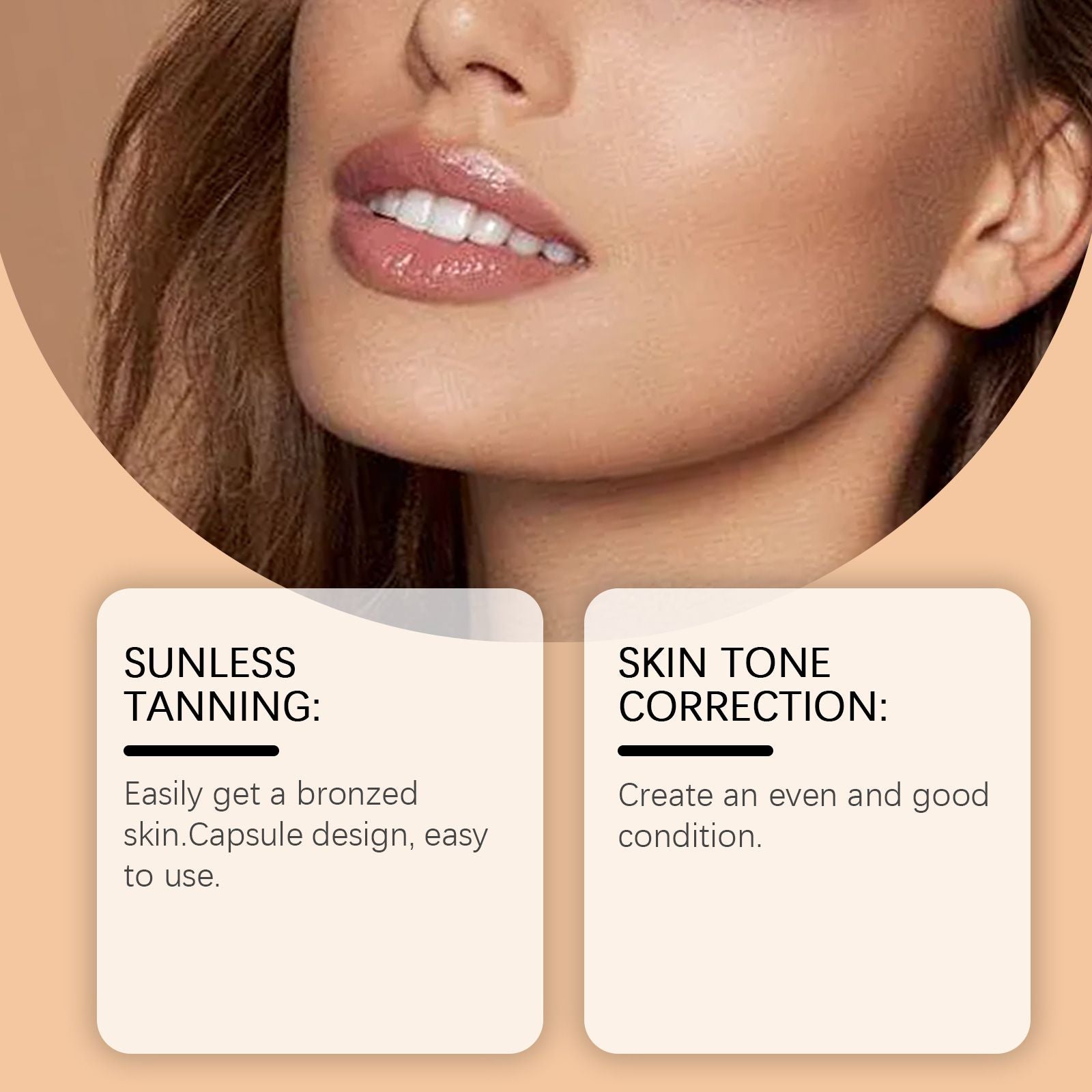 Tanning Accelerator Capsules Serum for Glow 30 Capsules
