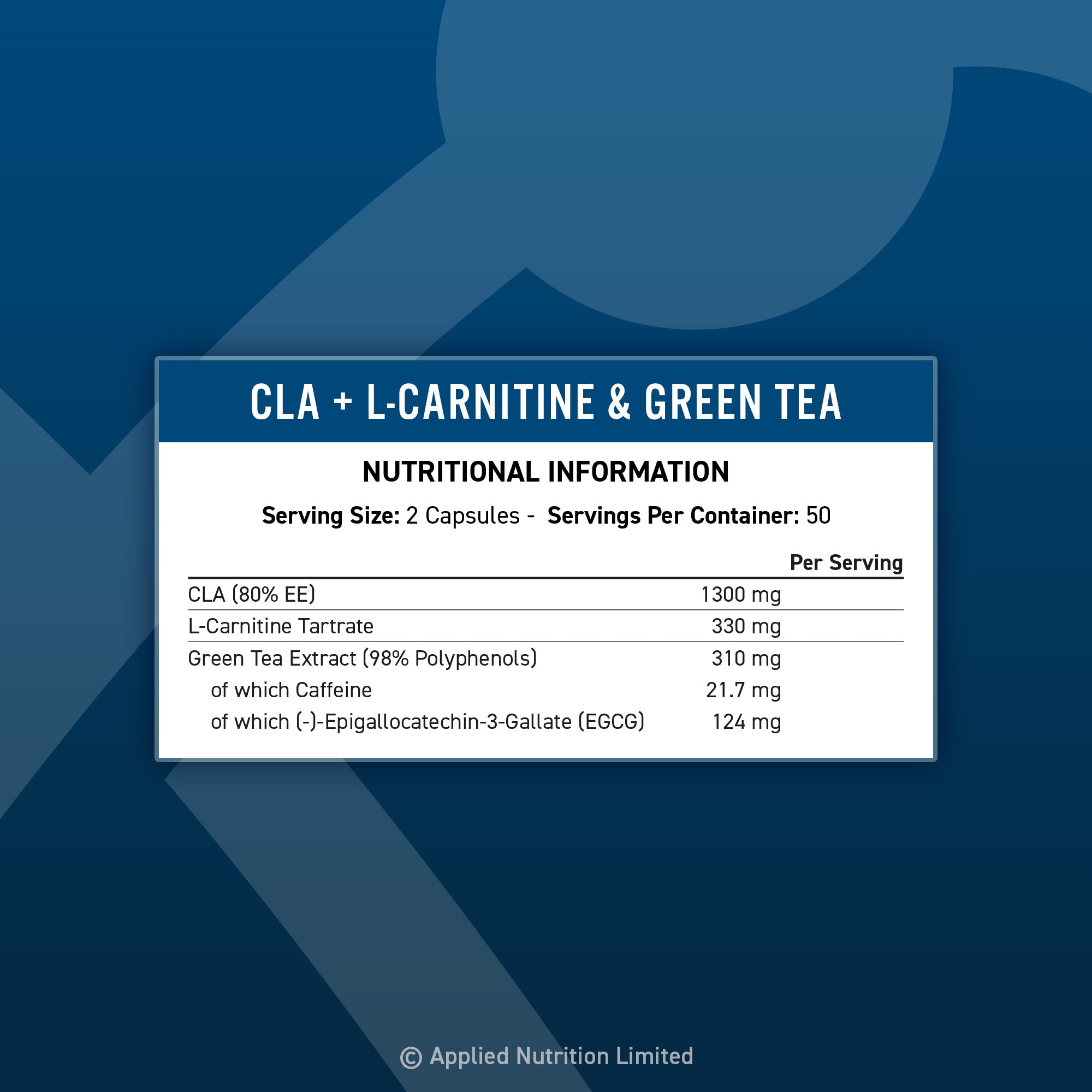 AN CLA+ L- CARNITINE & GREEN TEA