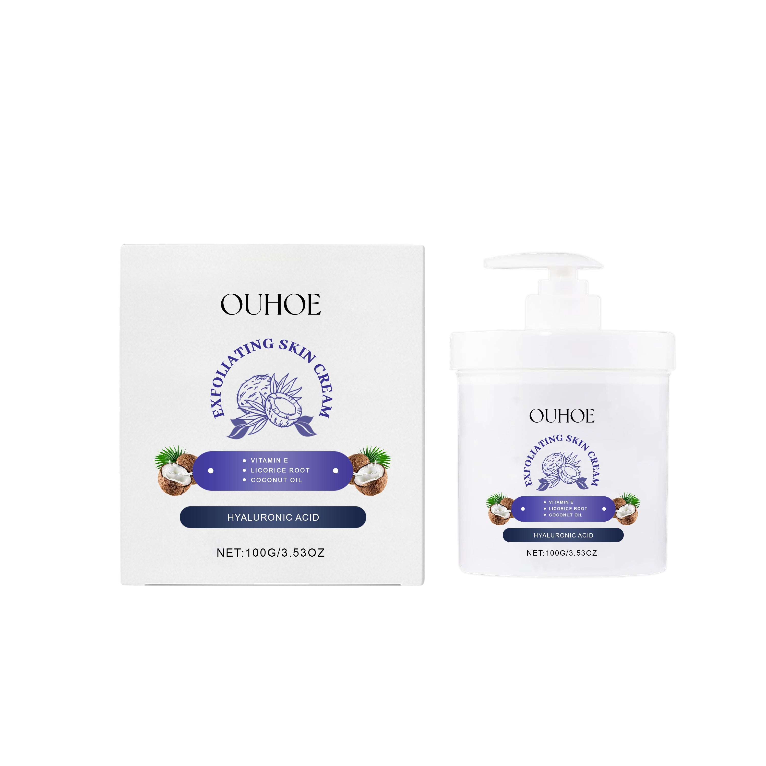 Coconut Body Moisturizer, Hydrating Essence for Smooth, Youthful Skin ,100g