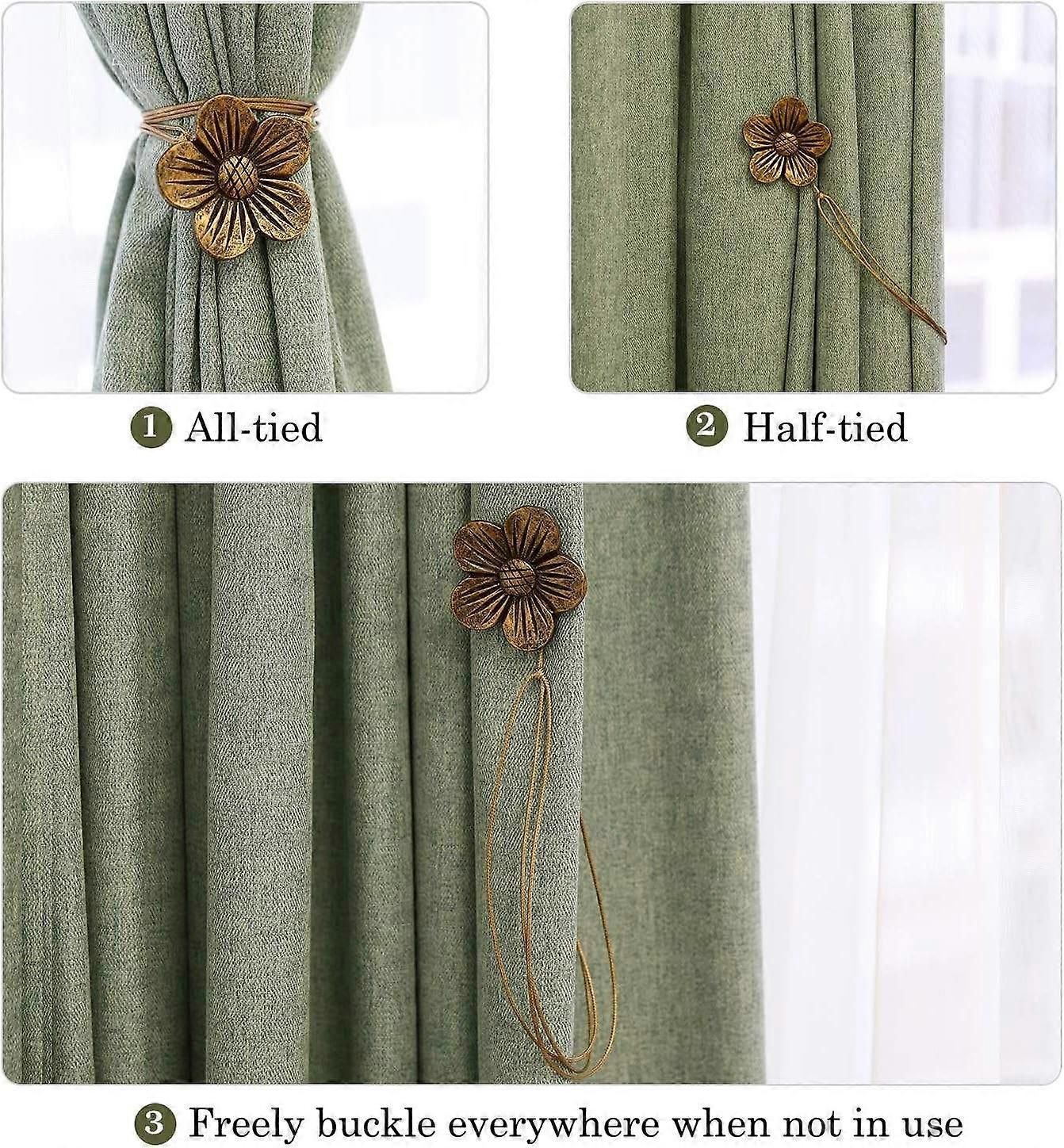 Lewondr Vintage Magnetic Curtain Tieback