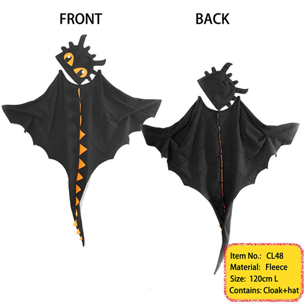 Children Dinosaur Cape Halloween Cosplay Costume Set Kids Christmas Outfits