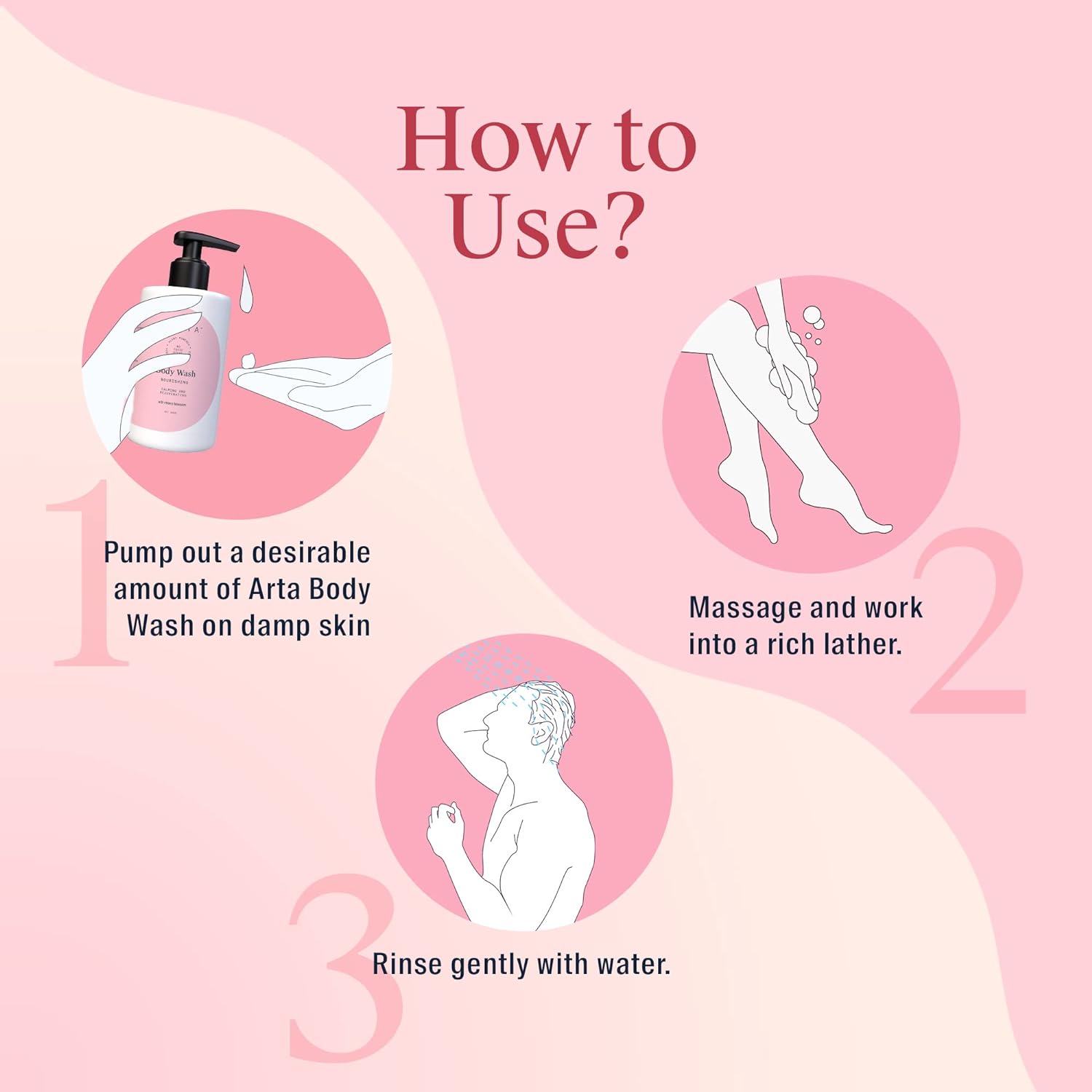 ARATA Body Wash Nourishing 300 ml