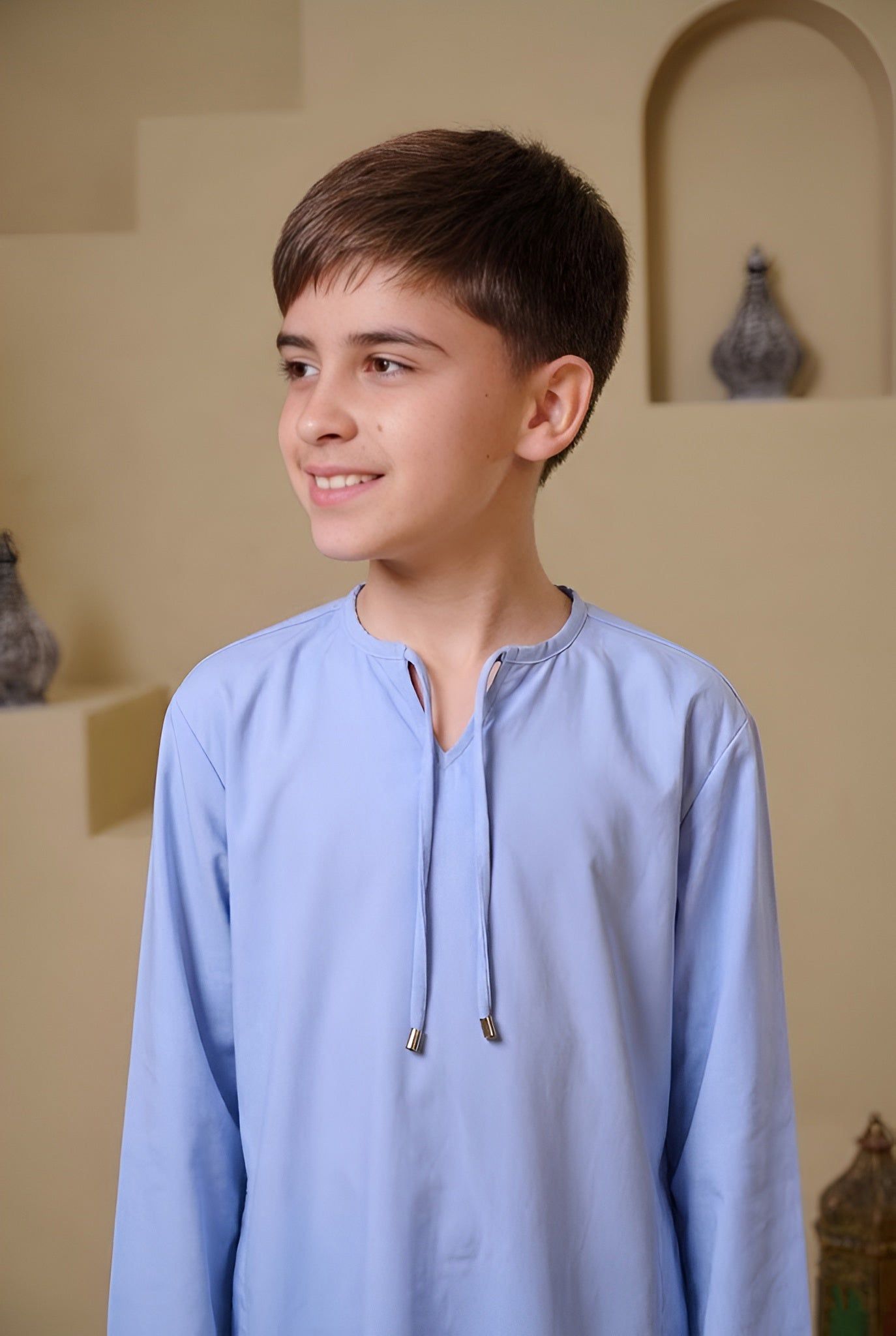 Sahil Kids Abaya - Blue