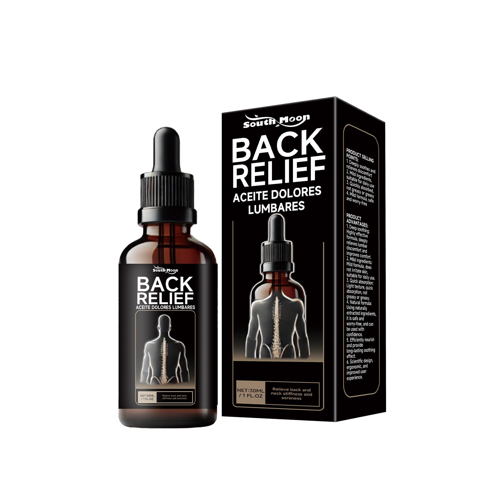 Back Care Essence, Deep Relief, Gentle Body Care, Daily Massage, Comfort and Nourishment ,30ml