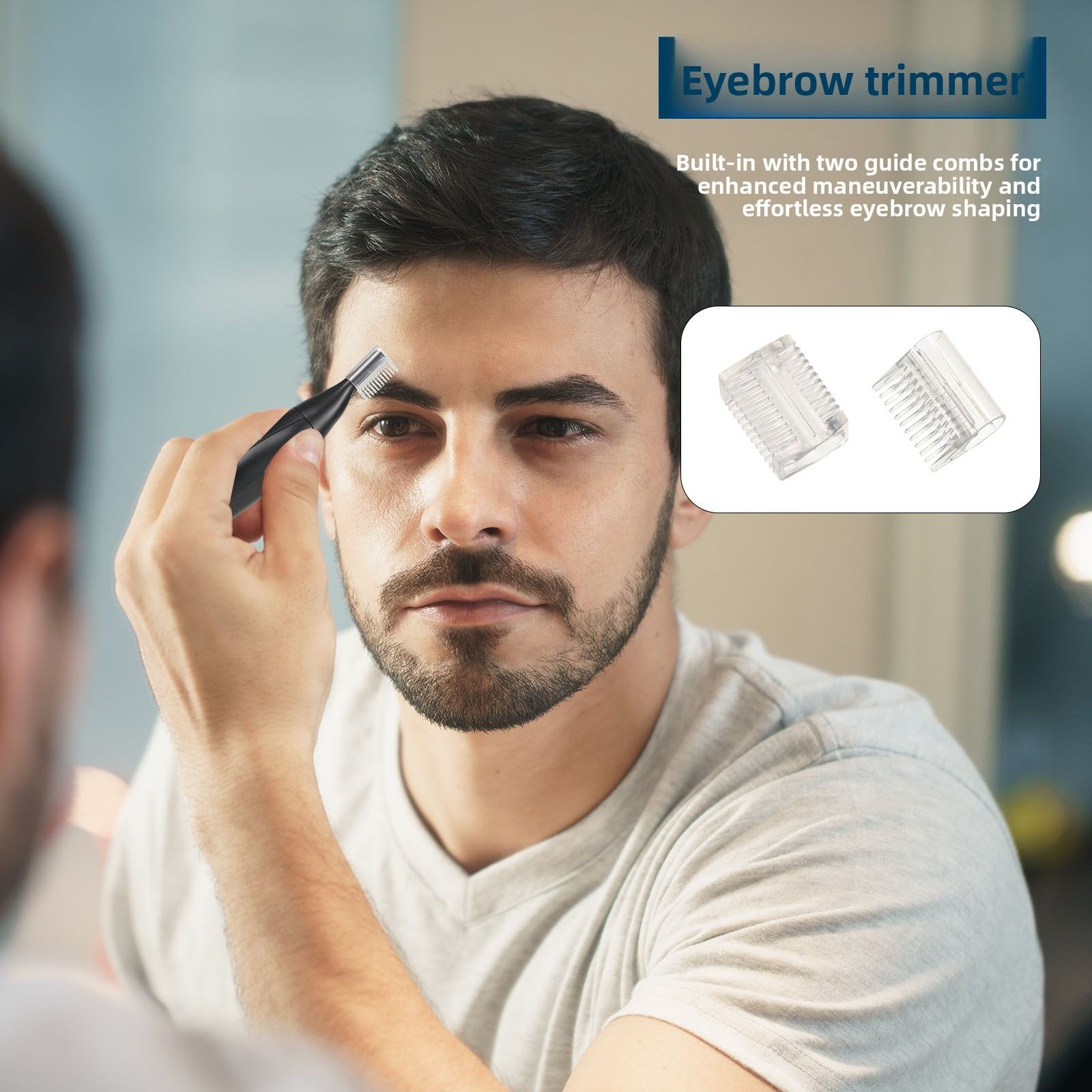 2-in-1 Nose and Eyebrow Trimmer
