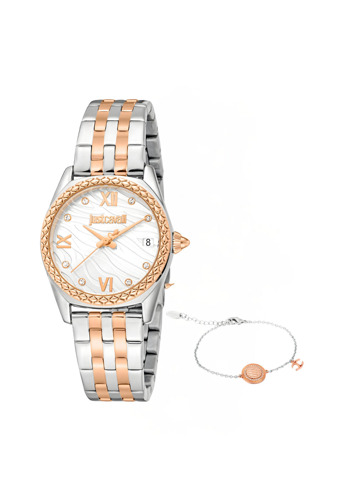 Just Cavalli SET watch - LAD SS SILV
