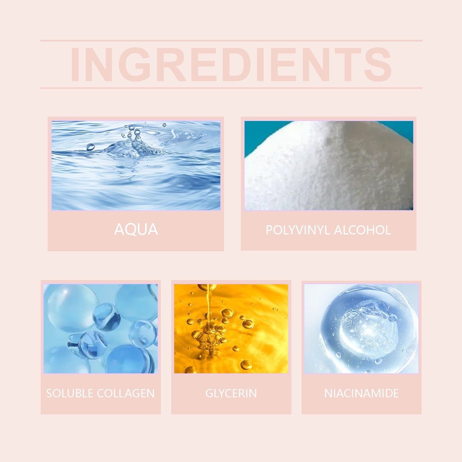 Collagen Peel-Off Mask, Facial Care, Hydrating, Brightening, Anti-Aging, Moisturizer ,1 set