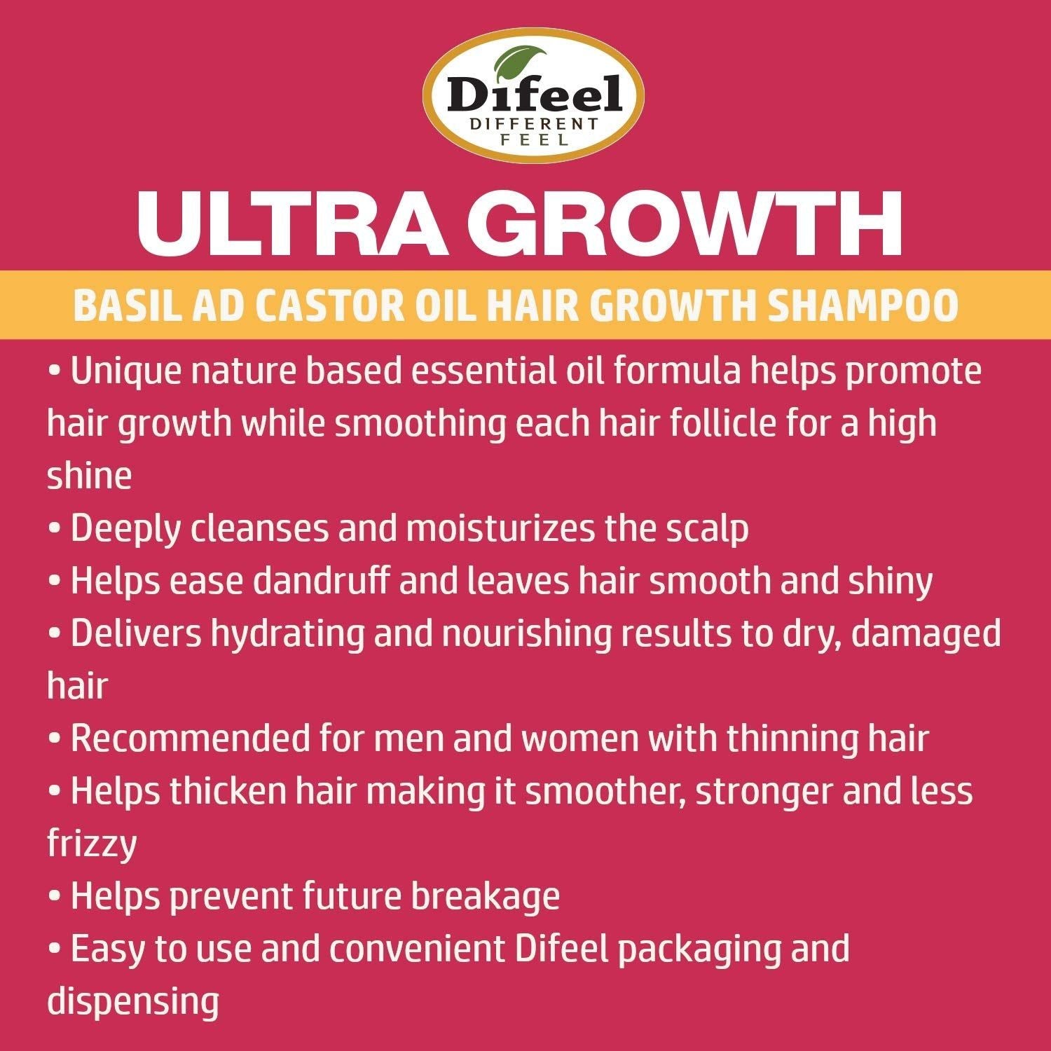 Difeel Ultra Growth Pro-Growth Shampoo 354.9Ml