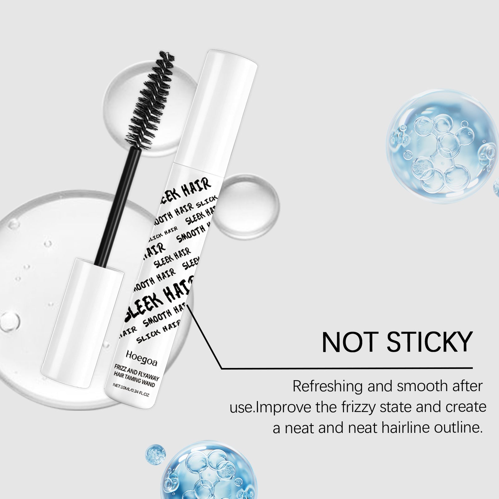 Broken Hair Finish Styling Stick, Frizz Control, Shine, Easy Hair Repair ,10ml