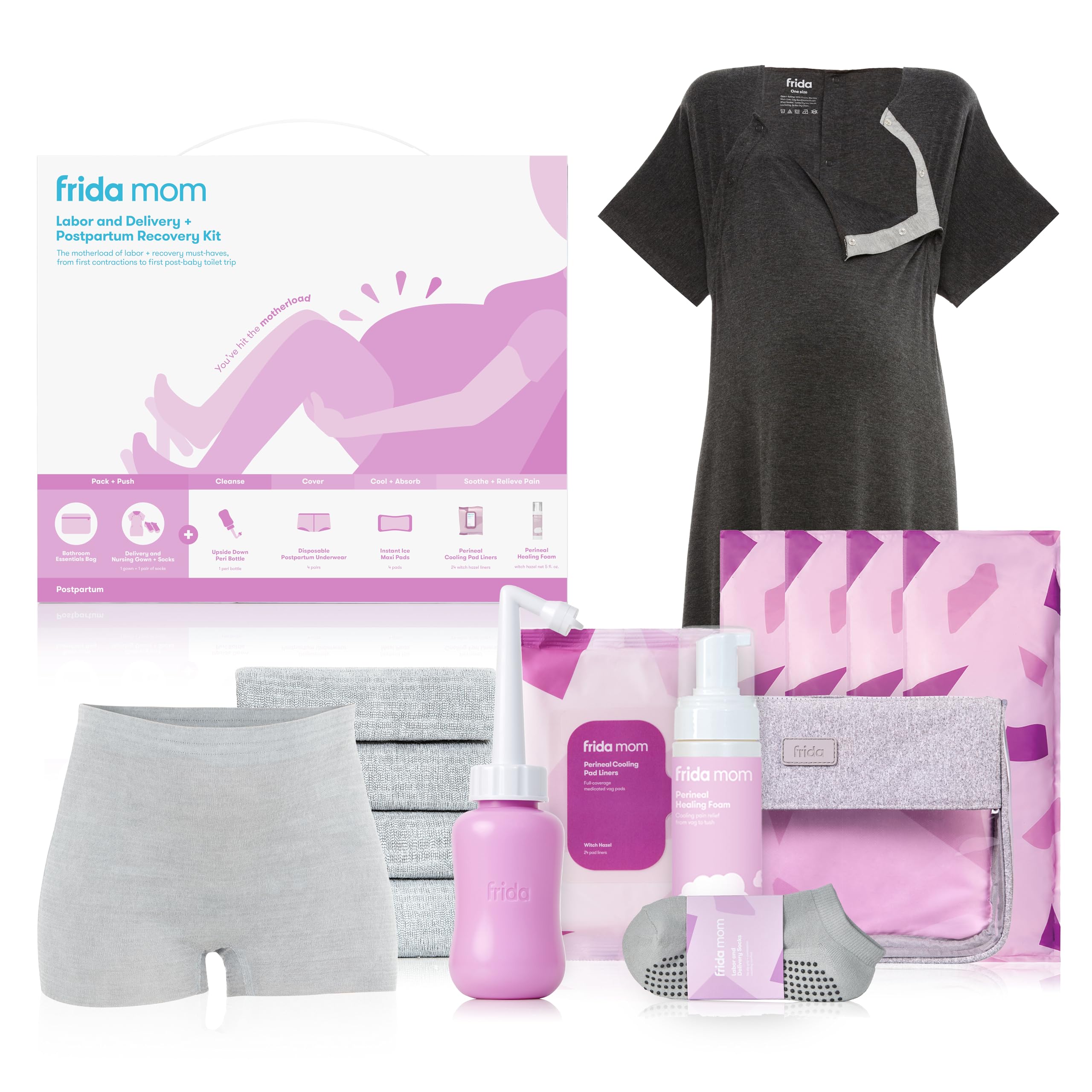 Frida Mom Hospital Kit for Labor, Delivery, & Postpartum
