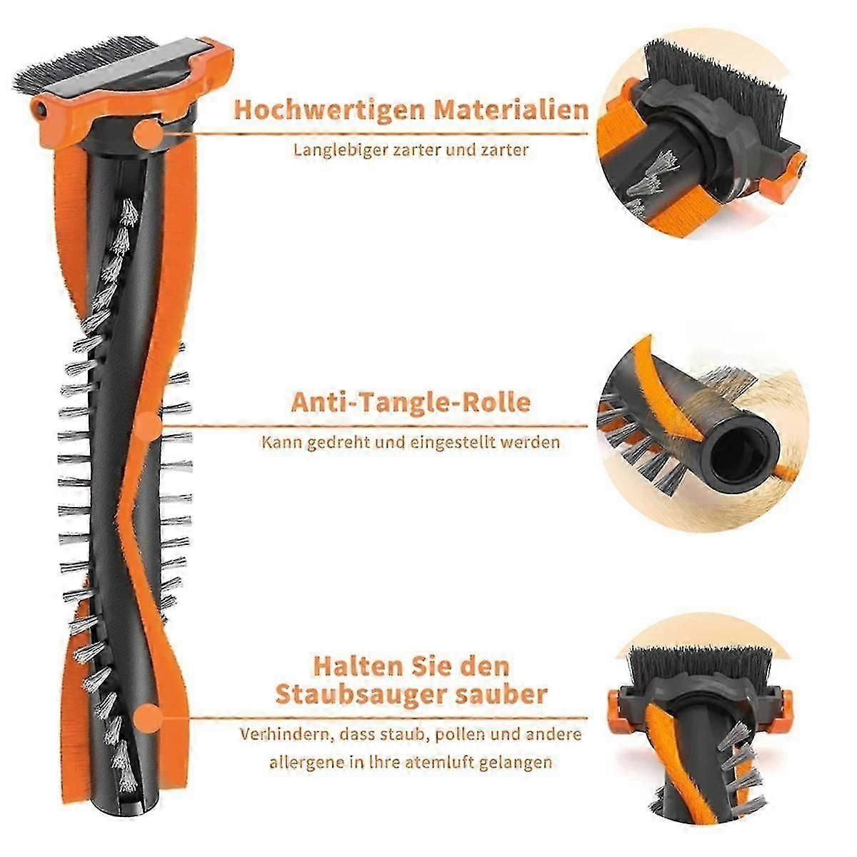 HEPA Filter and Roll Brush Kit for Philips SpeedPro Max Vacuums