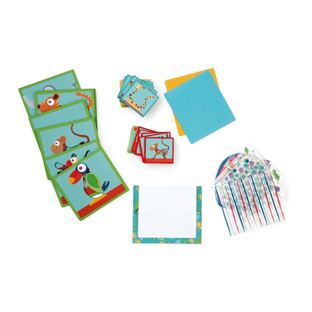 Pyjama Party , A Solo Visual Game With 40 Challenges And 4 Levels, In Contour Box