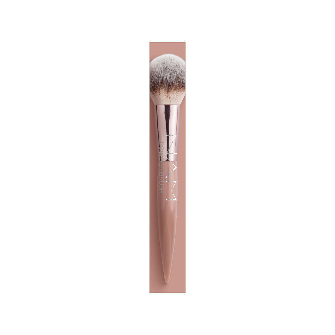 NAM Vegan Powder Brush Luxurious Soft Synthetic Bristles for Perfect Powder Application
