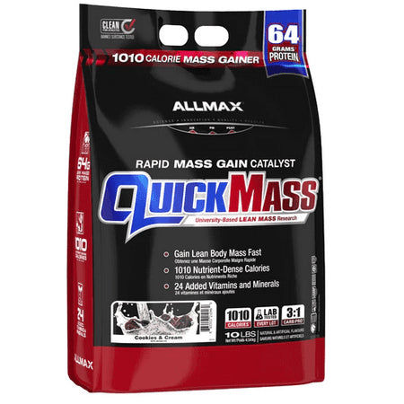 ALLMAX QUICK MASS 10-LB COOKIES & CREAM