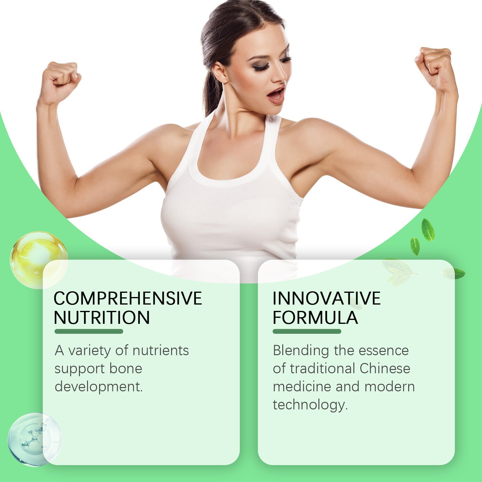 Boost Height Naturally with Chinese Herbal Body Care Drops, Enhance Vitality and Bone Health ,30ml