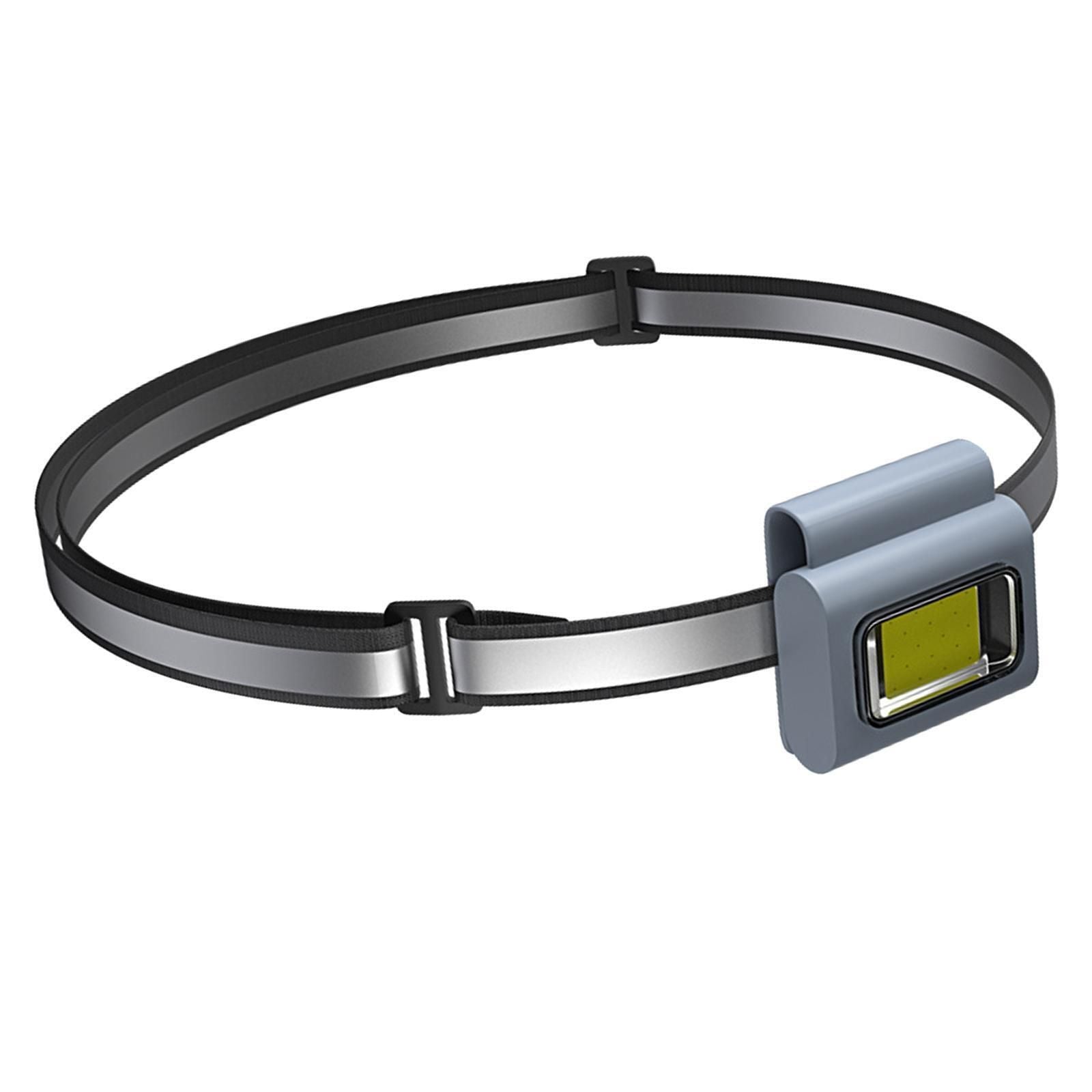 Mini Work Light LED Rechargeable Headlight With 6 Modes For Outdoor