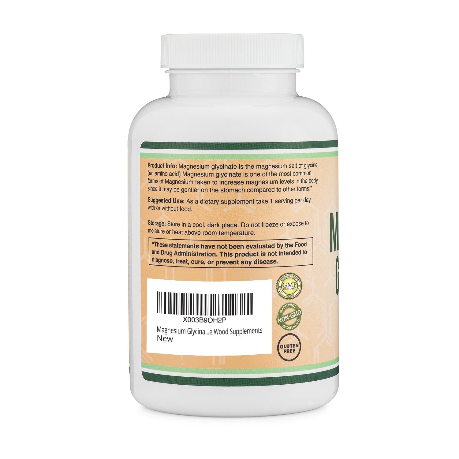 Doublewood Magnesium Citrate 400mg, 180 Capsules