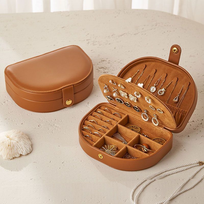 Jewelry Box Earring Bracelet Ring Organizer Travel Portable Jewelry Storage Case