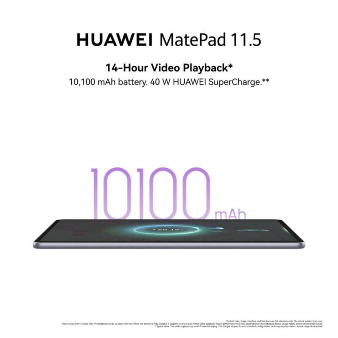 Huawei MatePad 11.5 2025 Wi-Fi Tablet, 8GB RAM, 256GB Storage, 11.5inch 120Hz Display, Space Gray